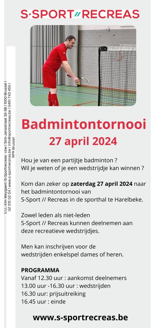 Badmintontornooi 2024